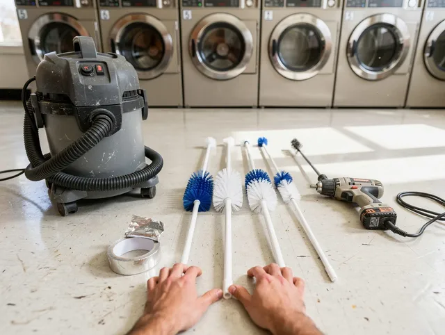 Commercial-grade dryer vent cleaning by New Franklin Dryer Vent Cleaning in New Franklin