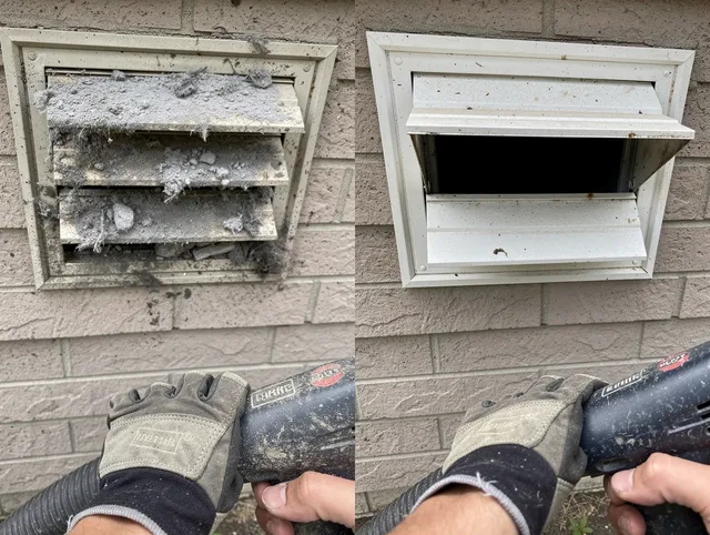 Professional dryer exhaust vent cleaning by New Franklin Dryer Vent Cleaning in New Franklin