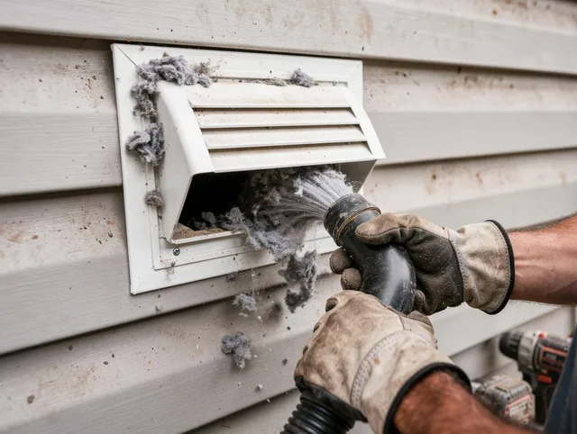 Professional dryer vent cleaning by New Franklin Dryer Vent Cleaning in New Franklin