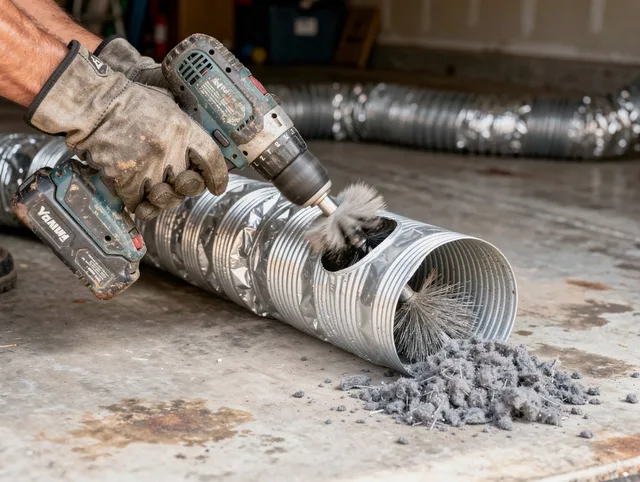 Professional duct cleaning by New Franklin Dryer Vent Cleaning in New Franklin