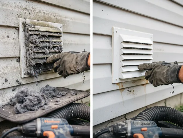 Residential dryer vent cleaning by New Franklin Dryer Vent Cleaning in New Franklin